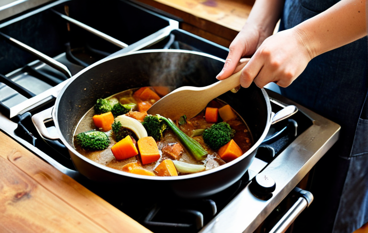 친환경 조리법으로 전통 맛을 살리기 - Fermentation Scene**

"A bright, inviting kitchen scene showcasing jars of homemade sauerkraut and k...